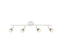 Saxby Amalfi 50W 4 Light Gloss White Decorative Commercial Domestic Adjustable Spotlight Bar