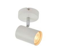 Saxby 73684 Arezzo White IP20 7W GU10 Adjustable Dimmable Spotlight