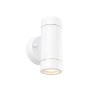 Saxby 75439 Palin White IP44 2x7W GU10 Dimmable Wall Light