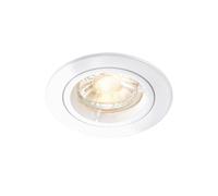 Saxby 76006 Cast White IP20 50W 70mm GU10 Dimmable Downlight