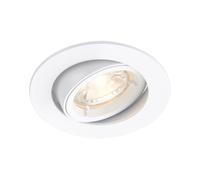 Saxby 76007 Cast White IP20 50W 80mm GU10 Adjustable Dimmable Downlight