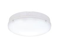Saxby 77901 Forca CCT White IP65 18W 1600lm 2700K/3000K/4000K/5000K/6000K Emergency LED Bulkhead
