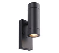 Saxby 78415 Palin Anthracite | IP44 2W | Non-Dimmable Wall Light - With Photocell