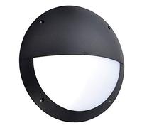 Saxby 78608 Seran Black Eyelid IP65 Outdoor Microwave Sensor 12W Daylight White LED Bulkhead