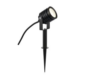 Saxby 78636 Luminatra Black IP65 4W 300lm 4000K LED Spike Spotlight