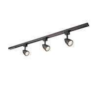Saxby 78649 Bullett Matt Black IP20 Indoor GU10 Ceiling Track Spotlight Kit