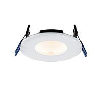 Saxby 79305 Orbital Smart Matt White IP65 Bathroom 9W CCT Fire Rated Downlight