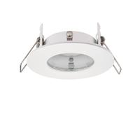 Saxby 79978 Speculo round IP65 7W Matt white paint & clear glass 7W LED E27 (Required)