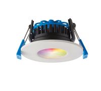 Saxby 81555 Smart ShieldPRO RGBW IP65 8W Matt white paint & clear acrylic 8W LED module (SMD 5054) Cool White