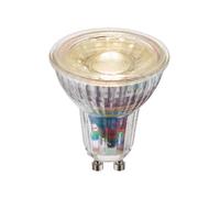 Saxby 90982 GU10 LED SMD dimmable 6W Clear glass 6W LED GU10 Warm White