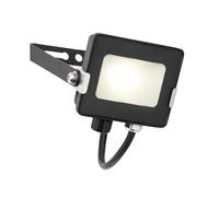 Saxby 91860 Salde Matt Black IP65 Outdoor 10W Cool White LED Floodlight