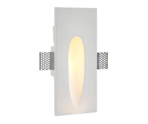 Saxby 92313 Zeke rectangular 1.6W White plaster 1.6W LED module (SMD 3535) Warm White