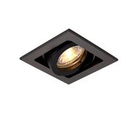Saxby 94795 Xeno single 50W Matt black paint 50W GU10 reflector (Required)