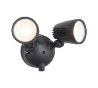 Saxby 99544 Salde twin Spot CCT IP54 10W Matt black paint 2 x 10W LED module (COB) CCT