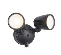 Saxby 99544 Salde twin Spot CCT IP54 10W Matt black paint 2 x 10W LED module (COB) CCT