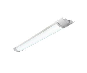 Saxby 99816 Reeve 2 2FT IP65 18W Opal & gloss white pc 18W LED module (SMD 2835) Daylight White