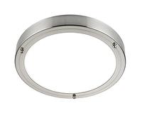 Saxby 54675 Portico LED satin Nickel IP44 9W Satin nickel effect plate & frosted glass 9W LED module (SMD 5630) Cool White