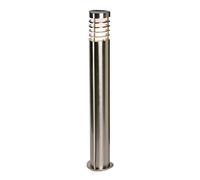 Saxby Bliss 9.2W Brushed Stainless Steel Outdoor Garden Ground Floor LED Bollard Light