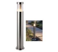 Saxby Equinox Outdoor Bollard Light 23W E27 - Marine Grade Brushed Stainless Steel - Classic & Decorative Post Lights for Gardens, Pathways, Driveways - IP44 Rated
