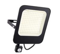 Saxby Guard PIR Override 100W IP65 100W Outdoor Flood Light Matt Black Paint