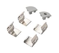 Saxby IK-80501-I Installation Kit for use with 80501 Rigel Corner 2m Aluminium Profile