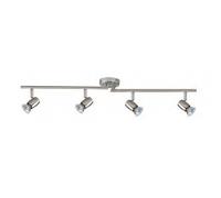 Saxby Lighting Palermo Bar 50W Halogen Spotlight (Brushed Chrome)