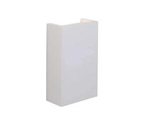 Saxby Mornington 2W White Plaster Modern Decorative Compact LED Up Down Wall Light