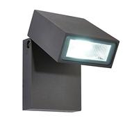 Saxby Morti 10W Dark Matt Anthracite Die Cast Aluminium Adjustable Outdoor Garden IP44 COB LED Wall Light