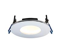 Saxby OrbitalPLUS 9W Chrome Die Cast Aluminium IP65 Warm White Recessed Anti Glare Fir LED Downlight