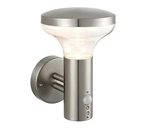 Saxby Roko 3.5W Marine Grade Stainless Steel IP44 PIR Motion Sensor Outdoor Garden GU10 LED Wall Light