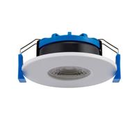 Saxby 103174 ShieldSLIM IP65 7W Matt white paint & clear acrylic 7W LED module (SMD 2835 CCT) CCT