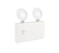 Saxby Sight 3W Twin Emergency Non-Maintained Daylight White LED Spot Light