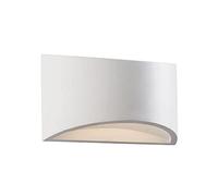 Saxby Toko 3W 200mm Medium White Plaster Modern Decorative Interior LED Up Down Wall Light