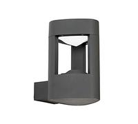 Saxby Tribeca 9W Grey Die Cast Aluminium IP54 Outdoor Garden SMD LED Wall Light