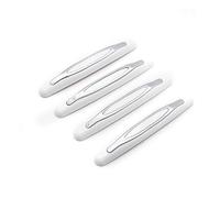 SAXCXCS 4Pcs Car Door Edge Protectors, For Hyundai I10 I20 I30 I40 IX20 IX35 IX55 Tucson Kona EV,Anti-Collision Anti-Scratch Protection,Auto motive exterior accessories,White