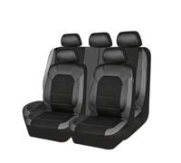 SAXCXCS 9 Pcs Car Seat Covers Full Set, for Ford Kuga (CX482) Titanium/X/ST Line 2019-2023 Car Leather Seat Cover Sets Breathable Waterproof Non-Slip Front Rear Seat Protectors,C/Grey