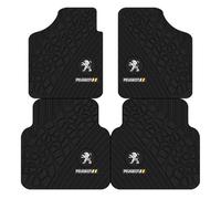 SAXCXCS Leather Car Floor Mats for Peugeot 408 Gt X 2023 2024 2025 All Weather Front Rear Row Auto Carpet Waterproof Protection Car Accessories