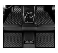 SAXCXCS Leather Car Floor Mats for Volvo XC90 II 2015-2019 All Weather Front Rear Row Auto Carpet Waterproof Protection Car Accessories,A/Black