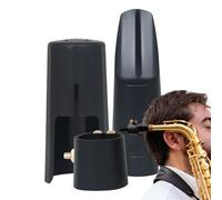 Saxe Accessories Saxe Pack - Synthetic Bite Sax Ligature Genuine Sax Blow Head Kit Saxe Breath Cover Brass Lead Holder Performance Practice