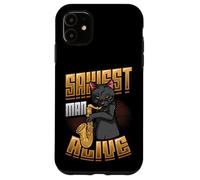Saxiest Man Alive Funny Saxophone Case for iPhone 11