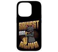 Saxiest Man Alive Funny Saxophone Case for iPhone 14 Pro
