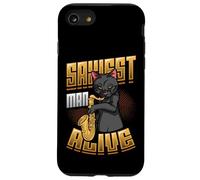 Saxiest Man Alive Funny Saxophone Case for iPhone SE (2020) / 7/8