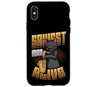 Saxiest Man Alive Funny Saxophone Case for iPhone X/XS