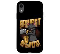 Saxiest Man Alive Funny Saxophone Case for iPhone XR