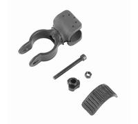 SAXOJONON Bicycle Flashlight Mount Holder for Bikes, Adjustable and Flexible Clip, Sturdy Plastic Design for Mountain Cycling, Compact Portable Light Stand, Easy Install on Various