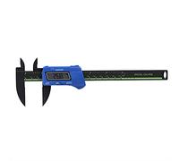 SAXOJONON Digital Caliper for Precise Inside Outside Depth Step Measurement, Two Sets of Jaws and Probe, 0-150mm/0-6", Inch/Millimeter, Extra Large LCD Screen (blue)