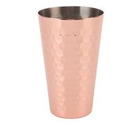 SAXOJONON Drinking Cup, 304 Stainless Steel, Hammered Multipurpose Moscow Mule Mug for Bar, for Home, Insulated, Durable, Proof, Classic Design, Gift Idea (Plated Copper)