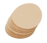 SAXOJONON for 100Pcs 64mm Round Unbleached Coffee Filter Paper, for 1 to 2 People Measure, Eco-Friendly, Biodegradable, No, for Brewing, Compatible with Mo