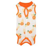 SAXOJONON for Cat Recovery Suit, Prevent Licking Wounds, Soft Cotton Fabric, Post-Surgery Protection, Easy to Put On and Take Off, Versatile Use, Anxiety Relief for Pets (M)