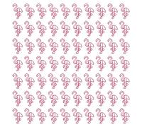 SAXOJONON for Flamingo Paper Clips, Cute Animal Shape, File Note Page Marker, Bookmark, for File Classification, 100pcs, Durable, Colorful, Office Supplies, School Stationery (Violet)